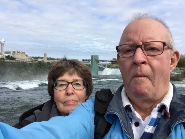 Selfie bij de American Falls