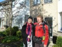 Anna samen met mij op de foto, net voor mijn vertrek.