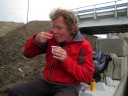 Lunchen in de berm