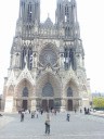 Mooi overzicht kathedraal Reims