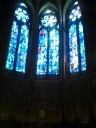 Bijzondere glas in lood kathedraal Reims, gemaakt door Ghagall!
