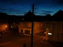 Avondfoto vanuit hotel in Issoudin