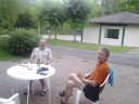 Gezellige avond met Leo en een Franse pelgrim