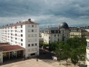 Het uitzicht vanuit ons logeeradres in Perigueux