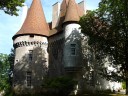 In een bijgebouw van dit mooie kasteel sliepen we.