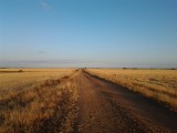 weer een hele lange weg meer dan 18 km in niemandsland