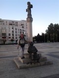 Weer een pelgrimbeeld, nu in Leon