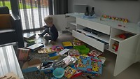 Blij om weer thuis te zijn