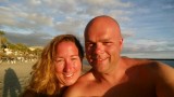 Heerlijk samen op het strand