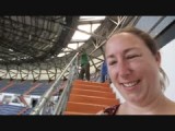 In het stadion van Real Madrid