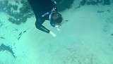 Wat een gezicht zo onder water