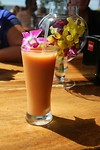 Smoothie mango papaya