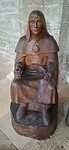 Beeld van pelgrim (saint Jaques?)