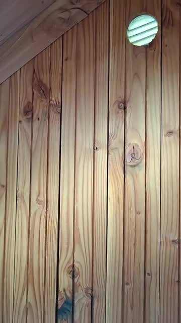 De binnenkant van de cabane