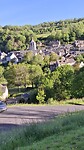 Gezicht op Saint Chely d'aubrac