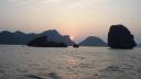 Sunset, Halong bay
