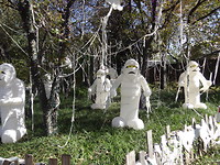 Halloween garden
