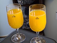 welkomst drankje bij instappen