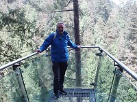Cliff-over in Capilano Park