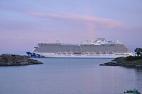 Cruise schip bij Victoria
