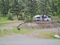 Ons plekkie op de campground