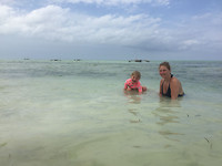 In de zee
