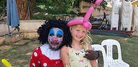 Clowns zijn ook hier wit geschminkt