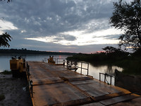 Murchison NP, sunrise @ the ferry