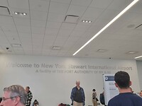 Aankomst Stewart AirPort