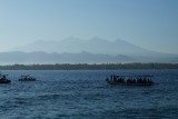 Het uitzicht smorgens op de Rinjani in Lombok