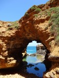 Zicht vanaf 'great ocean road'