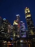 Skyline Singapore 'by night'