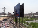 De rustieke omgeving van de Bagmati rivier