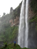 Long drop @ Sipi falls