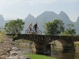 Fietsen door onwaarschijnlijke mooie natuur