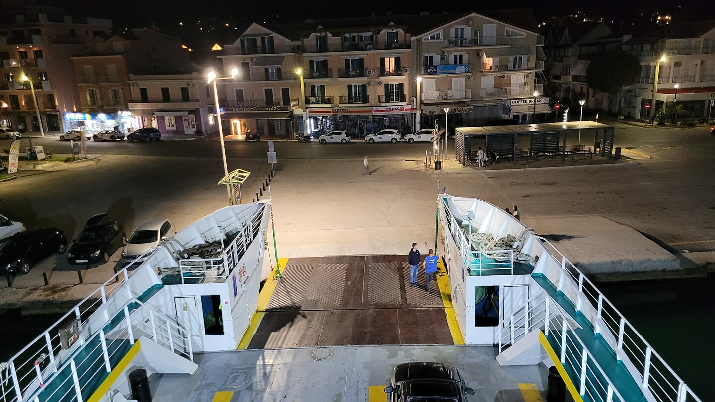 vertrek vanaf Argostoli