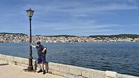 Drapanobrug met op de achtergrond Argostoli