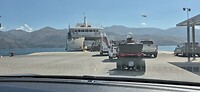 Prachtig op tijd voor de ferry