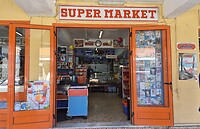 Supermarkt in jaren '80 stijl