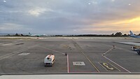 daar landt onze Transavia