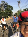 Zo'n 50 km samen gefietst met Joseph
