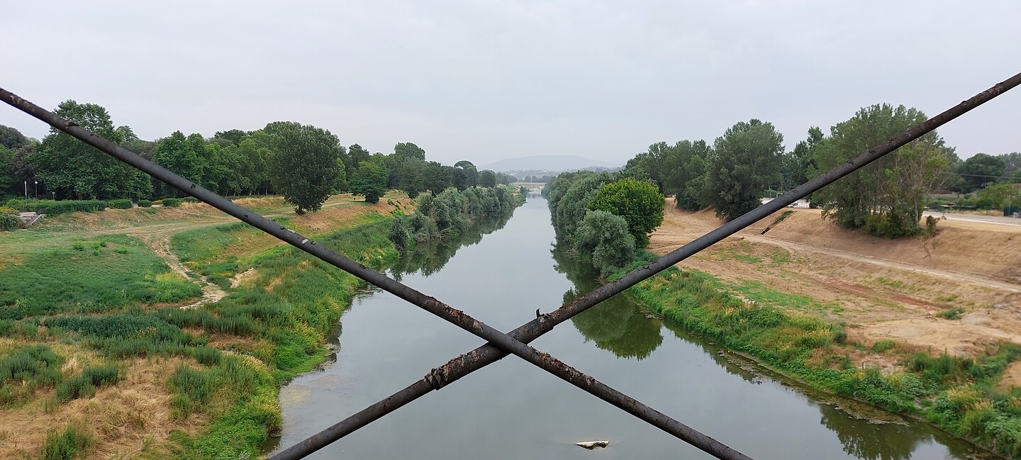 Uitzicht over de Arno