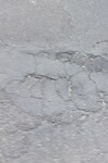Slecht wegdek in Italië