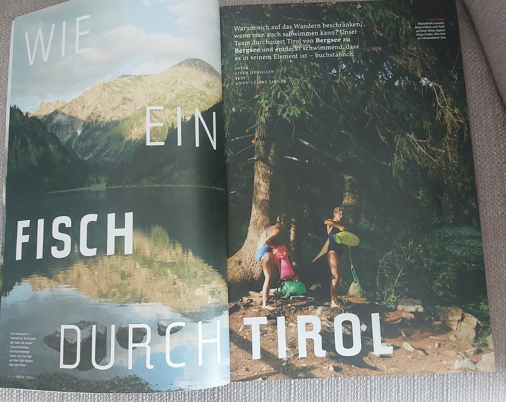 Wie ein fisch durch Tirol