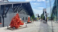 Riedel glasfabriek en shop in Kufstein.