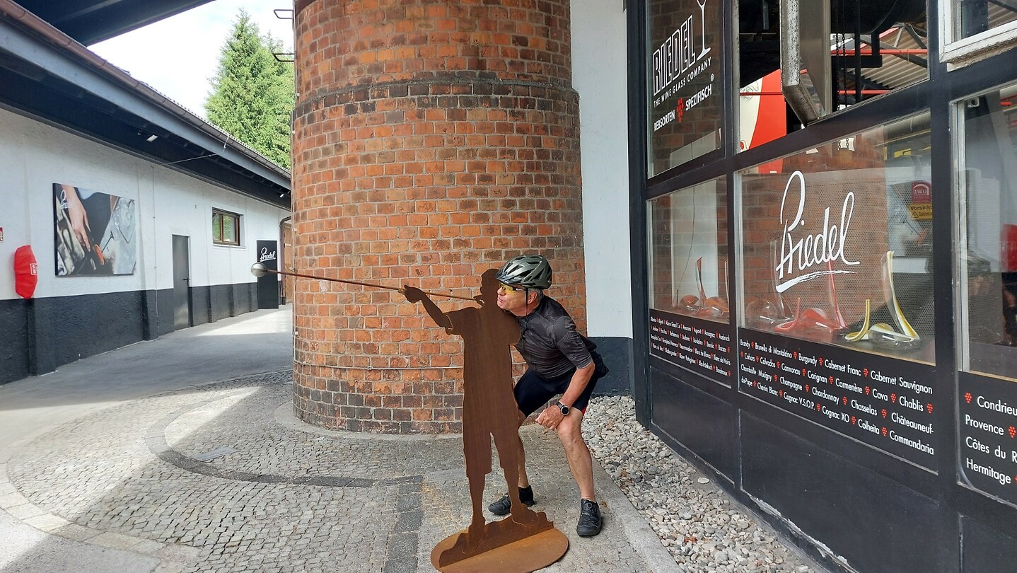 Riedel fabriek en shop in Kufstein.
