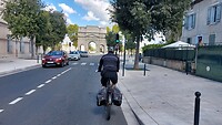 Richting Arc de Triomphe Orange