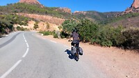 Route richting Grasse