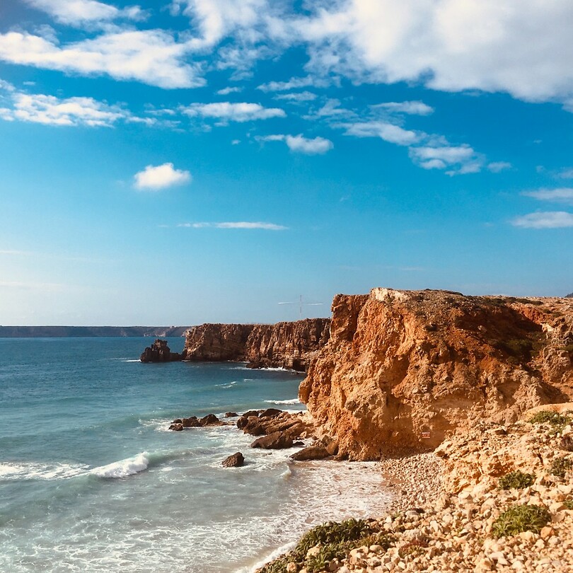 Kliffen bij Sagres