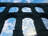 Onderweg naar NL, aquaduct van Segovia (S)